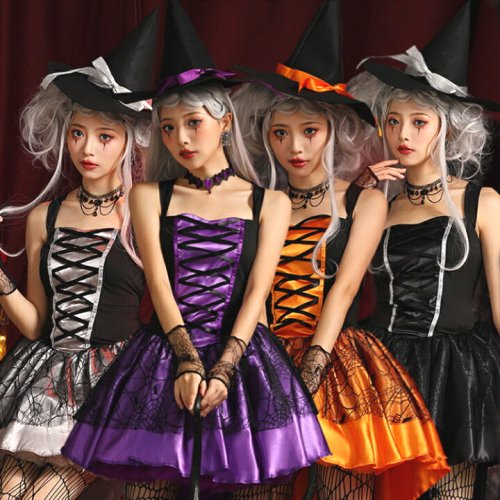 ハロウィンコスプレデビルコスプレセット悪魔小悪魔魔女ウィッチ仮装燕尾ワンピースミニ丈セット大きいサイズ衣装仮装コスチューム可愛いセクシー大人レディースコスプレ衣装かわいい女性ハロウィンコスプレsorara送料無料